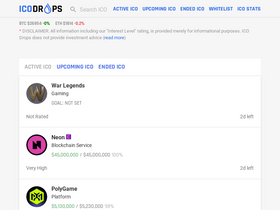 'icodrops.com' screenshot