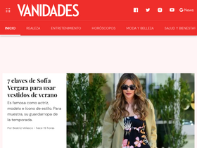 'vanidades.com' screenshot