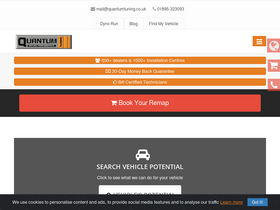 'quantumtuning.co.uk' screenshot