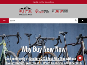 'fullcyclebikes.com' screenshot