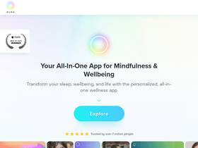 'aurahealth.io' screenshot