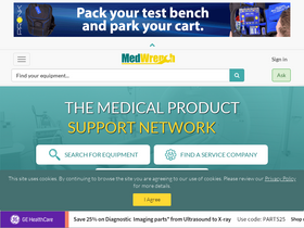 'medwrench.com' screenshot