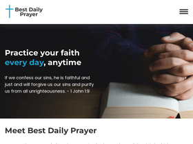 'bestdailyprayer.org' screenshot