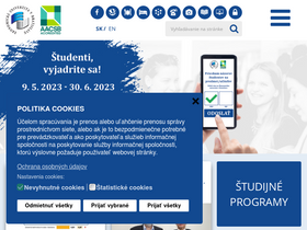 'euba.sk' screenshot