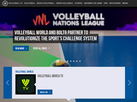 'fivb.org' screenshot