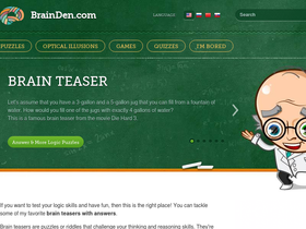 'brainden.com' screenshot