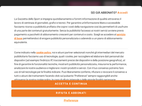 'abbonamenti.gazzetta.it' screenshot
