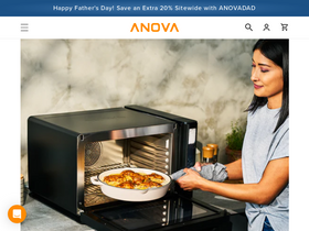 'anovaculinary.com' screenshot