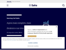 'safra.com.br' screenshot