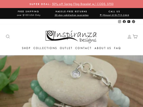 'inspiranzadesigns.com' screenshot