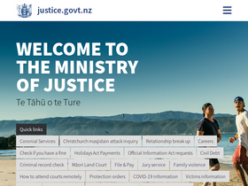 'forms.justice.govt.nz' screenshot