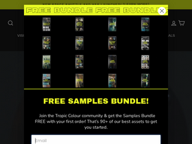 'tropiccolour.com' screenshot