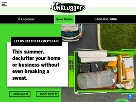 'junkluggers.com' screenshot