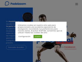 'padelzoom.es' screenshot