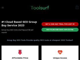 'toolsurf.com' screenshot