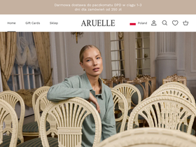 aruelle.pl homepage screenshot