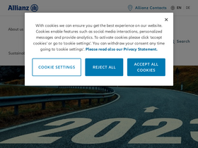 'allianz.com' screenshot