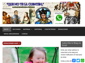 'quenotelacuenten.org' screenshot