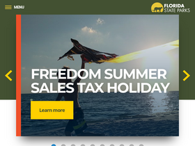 'floridastateparks.org' screenshot