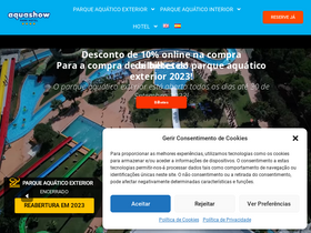 'aquashowpark.com' screenshot