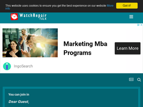 'watchrepairtalk.com' screenshot