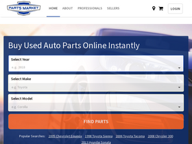 'partsmarket.com' screenshot