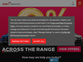 'edenmotorgroup.com' screenshot