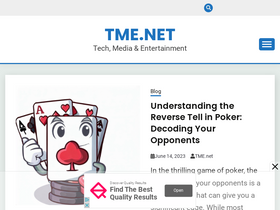 'tme.net' screenshot