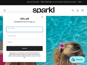 sparklswim.com homepage screenshot