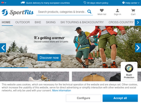 'sportfits.eu' screenshot