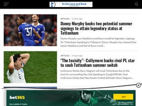 'tothelaneandback.com' screenshot