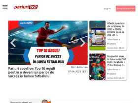 'pariuri1x2.ro' screenshot