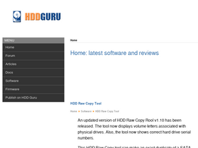'hddguru.com' screenshot