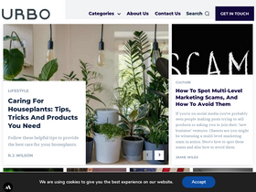 'urbo.com' screenshot