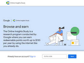 'onlineinsightsstudy.google' screenshot