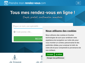 'prendre-mon-rdv.com' screenshot