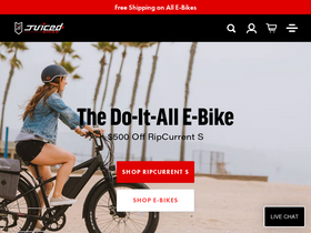 'juicedbikes.com' screenshot