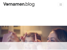 'vornamen.blog' screenshot