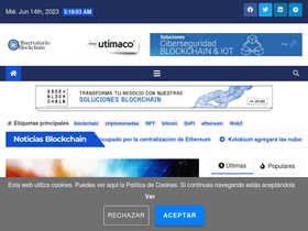 'observatorioblockchain.com' screenshot