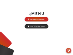 'qmenu.us' screenshot