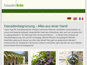 'fassadengruen.de' screenshot