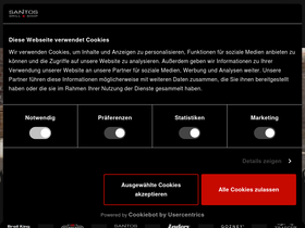 'santosgrills.de' screenshot