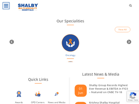 'shalby.org' screenshot