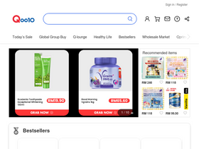 'qoo10.my' screenshot