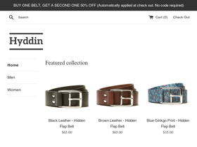 hyddin.com homepage screenshot