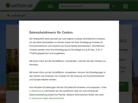 'zuwanderung.sachsen.de' screenshot