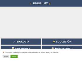 'unigal.mx' screenshot