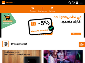 'orange.tn' screenshot