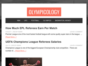 'olympicology.com' screenshot