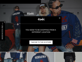 Ksubi homepage screenshot